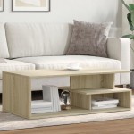 vidaXL Măsuță de cafea, stejar sonoma, 102x55x35 cm, lemn prelucrat vidaXL Măsuță de cafea, stejar sonoma, 102x55x35 cm, lemn prelucrat