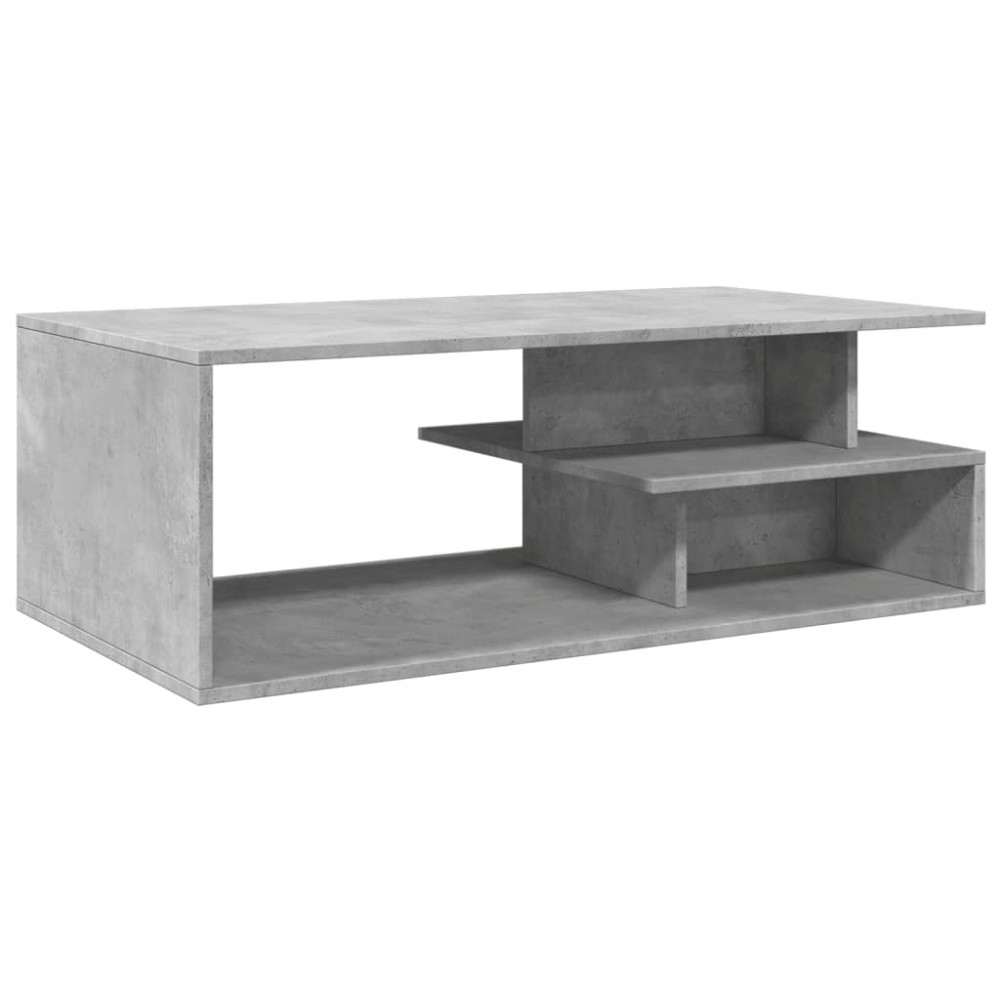 vidaXL Măsuță de cafea, gri beton, 102x55x35 cm, lemn prelucrat