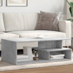 vidaXL Măsuță de cafea, gri beton, 102x55x35 cm, lemn prelucrat vidaXL Măsuță de cafea, gri beton, 102x55x35 cm, lemn prelucrat