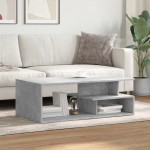 vidaXL Măsuță de cafea, gri beton, 102x55x35 cm, lemn prelucrat vidaXL Măsuță de cafea, gri beton, 102x55x35 cm, lemn prelucrat