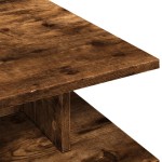 vidaXL Măsuță de cafea, stejar fumuriu, 102x55x35 cm, lemn prelucrat vidaXL Măsuță de cafea, stejar fumuriu, 102x55x35 cm, lemn prelucrat