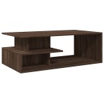vidaXL Măsuță de cafea, stejar maro, 102x55x35 cm, lemn prelucrat vidaXL Măsuță de cafea, stejar maro, 102x55x35 cm, lemn prelucrat