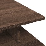 vidaXL Măsuță de cafea, stejar maro, 102x55x35 cm, lemn prelucrat vidaXL Măsuță de cafea, stejar maro, 102x55x35 cm, lemn prelucrat