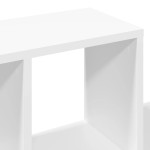 vidaXL Raft de perete, alb, 100x20x53 cm, lemn prelucrat