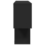 vidaXL Raft de perete, negru, 100x20x53 cm, lemn prelucrat vidaXL Raft de perete, negru, 100x20x53 cm, lemn prelucrat