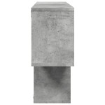vidaXL Raft de perete, gri beton, 100x20x53 cm , lemn prelucrat