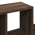 vidaXL Raft de perete, stejar maro, 100x20x53 cm, lemn prelucrat vidaXL Raft de perete, stejar maro, 100x20x53 cm, lemn prelucrat