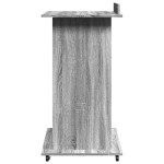 vidaXL Pupitru cu roți și sertar sonoma gri 55x55x107cm lemn prelucrat vidaXL Pupitru cu roți și sertar sonoma gri 55x55x107cm lemn prelucrat