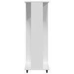 vidaXL Șifonier cu roți, alb, 102x38x110 cm, lemn prelucrat vidaXL Șifonier cu roți, alb, 102x38x110 cm, lemn prelucrat