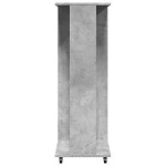 vidaXL Șifonier cu roți, gri beton, 102x38x110 cm, lemn prelucrat vidaXL Șifonier cu roți, gri beton, 102x38x110 cm, lemn prelucrat
