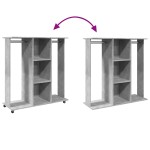 vidaXL Șifonier cu roți, gri beton, 102x38x110 cm, lemn prelucrat vidaXL Șifonier cu roți, gri beton, 102x38x110 cm, lemn prelucrat