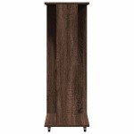 vidaXL Șifonier cu roți, stejar maro, 102x38x110 cm, lemn prelucrat vidaXL Șifonier cu roți, stejar maro, 102x38x110 cm, lemn prelucrat