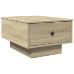 vidaXL Măsuță de cafea, stejar Sonoma, 60x45x31 cm, lemn prelucrat