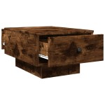 vidaXL Măsuță de cafea, stejar fumuriu, 60x45x31 cm, lemn prelucrat vidaXL Măsuță de cafea, stejar fumuriu, 60x45x31 cm, lemn prelucrat