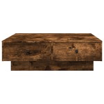 vidaXL Măsuță de cafea, stejar fumuriu, 90x90x28 cm, lemn prelucrat vidaXL Măsuță de cafea, stejar fumuriu, 90x90x28 cm, lemn prelucrat