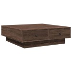 vidaXL Măsuță de cafea, stejar maro, 90x90x28 cm, lemn prelucrat vidaXL Măsuță de cafea, stejar maro, 90x90x28 cm, lemn prelucrat