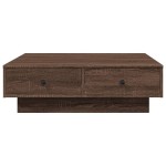 vidaXL Măsuță de cafea, stejar maro, 90x90x28 cm, lemn prelucrat vidaXL Măsuță de cafea, stejar maro, 90x90x28 cm, lemn prelucrat