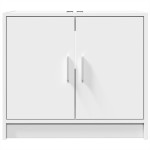 vidaXL Dulap de chiuvetă, alb, 63x29x55 cm, lemn prelucrat vidaXL Dulap de chiuvetă, alb, 63x29x55 cm, lemn prelucrat