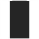 vidaXL Dulap de chiuvetă, negru, 63x29x55 cm, lemn prelucrat