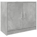 vidaXL Dulap de chiuvetă, gri beton, 63x29x55 cm, lemn prelucrat vidaXL Dulap de chiuvetă, gri beton, 63x29x55 cm, lemn prelucrat