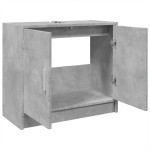 vidaXL Dulap de chiuvetă, gri beton, 63x29x55 cm, lemn prelucrat vidaXL Dulap de chiuvetă, gri beton, 63x29x55 cm, lemn prelucrat