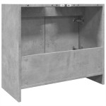 vidaXL Dulap de chiuvetă, gri beton, 63x29x55 cm, lemn prelucrat vidaXL Dulap de chiuvetă, gri beton, 63x29x55 cm, lemn prelucrat