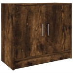 vidaXL Dulap de chiuvetă, stejar fumuriu, 63x29x55 cm, lemn prelucrat vidaXL Dulap de chiuvetă, stejar fumuriu, 63x29x55 cm, lemn prelucrat