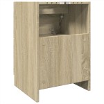 vidaXL Dulap de chiuvetă, stejar sonoma, 40x37x59 cm, lemn prelucrat vidaXL Dulap de chiuvetă, stejar sonoma, 40x37x59 cm, lemn prelucrat