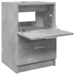 vidaXL Dulap de chiuvetă, gri beton, 40x37x59 cm, lemn prelucrat vidaXL Dulap de chiuvetă, gri beton, 40x37x59 cm, lemn prelucrat