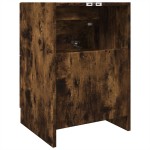 vidaXL Dulap de chiuvetă, stejar afumat, 40x37x59 cm, lemn prelucrat vidaXL Dulap de chiuvetă, stejar afumat, 40x37x59 cm, lemn prelucrat