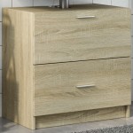 vidaXL Dulap de chiuvetă, stejar sonoma, 59x37x59 cm, lemn prelucrat vidaXL Dulap de chiuvetă, stejar sonoma, 59x37x59 cm, lemn prelucrat