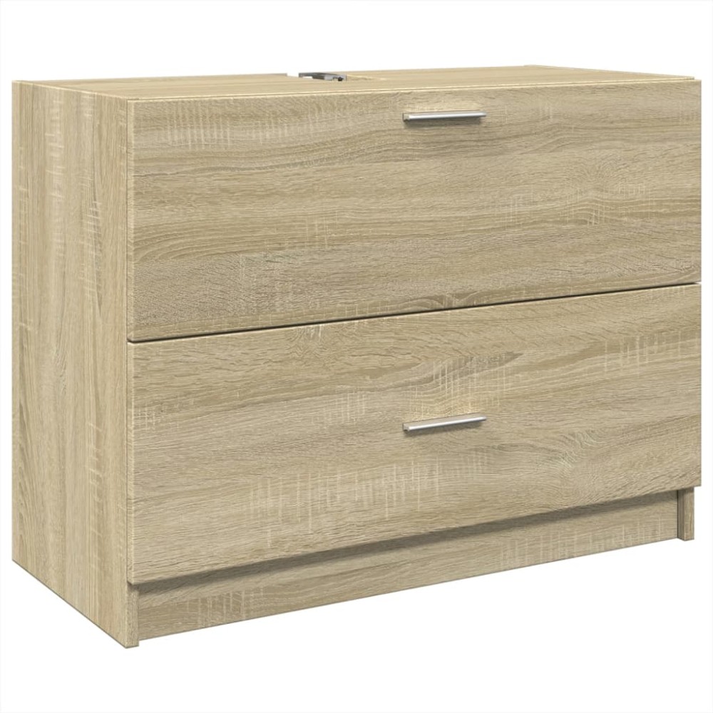 vidaXL Dulap de chiuvetă, stejar sonoma, 78x37x59 cm, lemn prelucrat