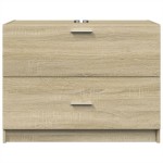 vidaXL Dulap de chiuvetă, stejar sonoma, 78x37x59 cm, lemn prelucrat vidaXL Dulap de chiuvetă, stejar sonoma, 78x37x59 cm, lemn prelucrat