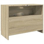 vidaXL Dulap de chiuvetă, stejar sonoma, 78x37x59 cm, lemn prelucrat vidaXL Dulap de chiuvetă, stejar sonoma, 78x37x59 cm, lemn prelucrat