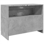 vidaXL Dulap de chiuvetă, gri beton, 78x37x59 cm, lemn prelucrat vidaXL Dulap de chiuvetă, gri beton, 78x37x59 cm, lemn prelucrat