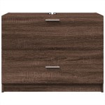 vidaXL Dulap de chiuvetă, stejar maro, 78x37x59 cm, lemn prelucrat vidaXL Dulap de chiuvetă, stejar maro, 78x37x59 cm, lemn prelucrat
