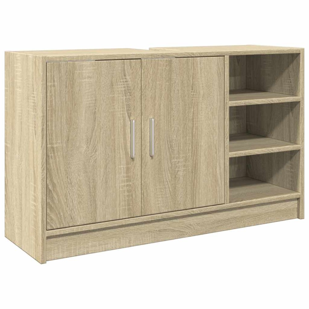 vidaXL Dulap de chiuvetă, stejar sonoma, 90x29x55 cm, lemn prelucrat
