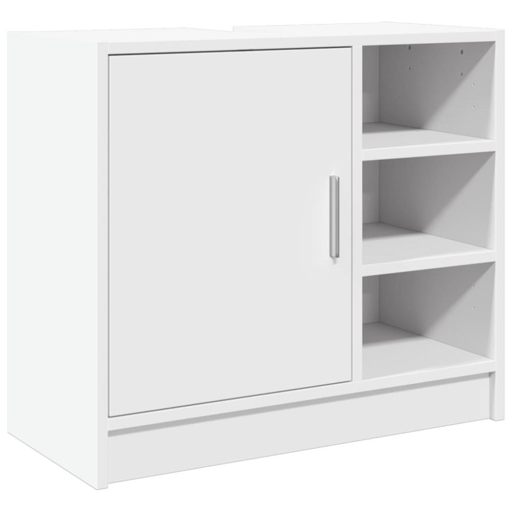 vidaXL Dulap de chiuvetă, alb, 63x29x55 cm, lemn prelucrat