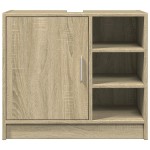 vidaXL Dulap de chiuvetă, stejar sonoma, 63x29x55cm, lemn prelucrat vidaXL Dulap de chiuvetă, stejar sonoma, 63x29x55cm, lemn prelucrat
