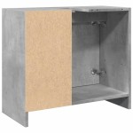 vidaXL Dulap de chiuvetă, gri beton, 63x29x55 cm, lemn prelucrat vidaXL Dulap de chiuvetă, gri beton, 63x29x55 cm, lemn prelucrat
