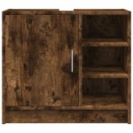 vidaXL Dulap de chiuvetă, stejar fumuriu, 63x29x55 cm, lemn prelucrat vidaXL Dulap de chiuvetă, stejar fumuriu, 63x29x55 cm, lemn prelucrat