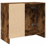 vidaXL Dulap de chiuvetă, stejar fumuriu, 63x29x55 cm, lemn prelucrat vidaXL Dulap de chiuvetă, stejar fumuriu, 63x29x55 cm, lemn prelucrat