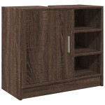 vidaXL Dulap de chiuvetă, stejar maro, 63x29x55 cm, lemn prelucrat vidaXL Dulap de chiuvetă, stejar maro, 63x29x55 cm, lemn prelucrat