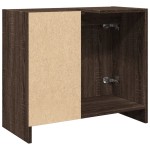 vidaXL Dulap de chiuvetă, stejar maro, 63x29x55 cm, lemn prelucrat vidaXL Dulap de chiuvetă, stejar maro, 63x29x55 cm, lemn prelucrat