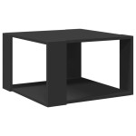 vidaXL Măsuță de cafea, negru, 51,5x51,5x30 cm, lemn prelucrat