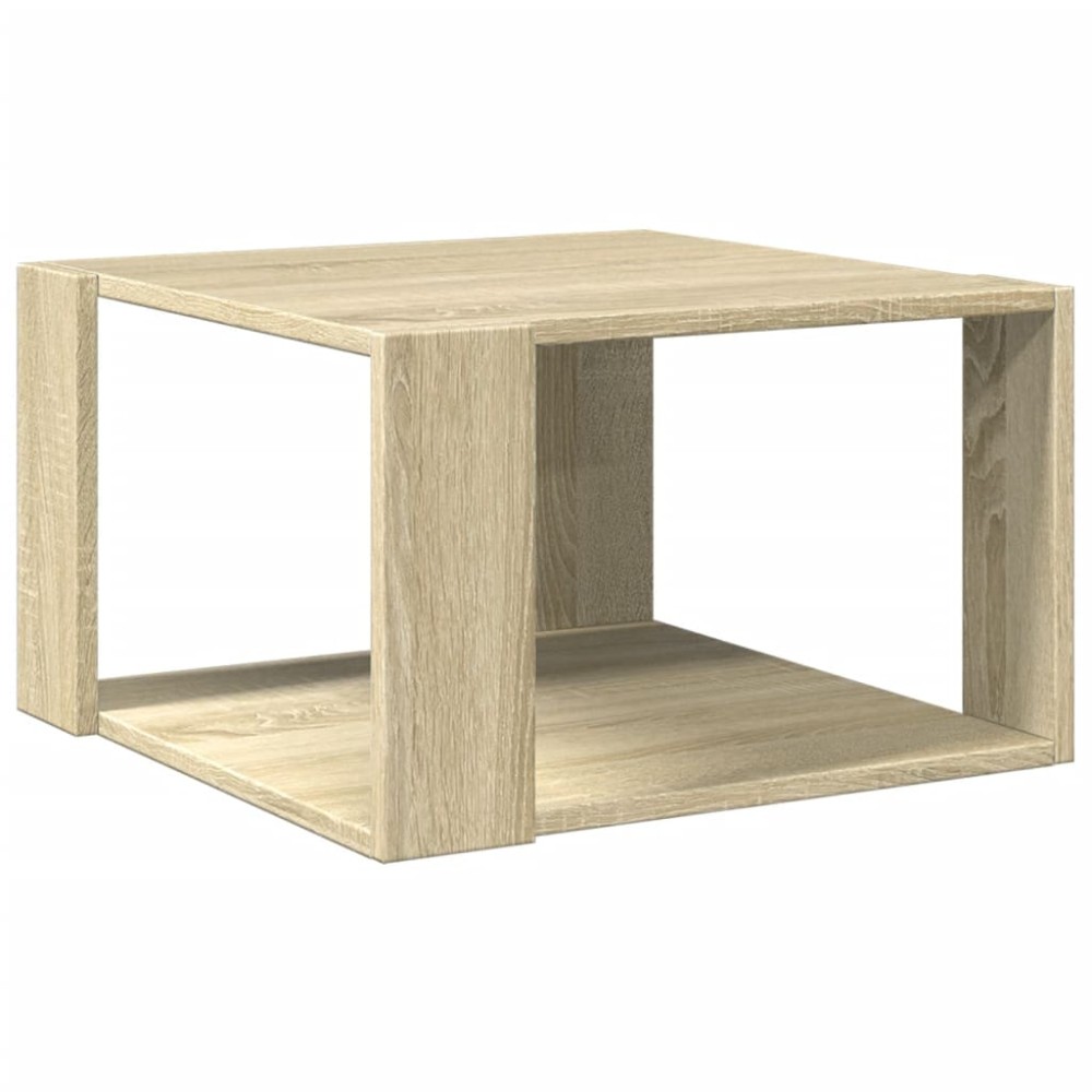 vidaXL Măsuță de cafea, stejar sonoma, 51,5x51,5x30 cm lemn prelucrat