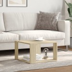 vidaXL Măsuță de cafea, stejar sonoma, 51,5x51,5x30 cm lemn prelucrat vidaXL Măsuță de cafea, stejar sonoma, 51,5x51,5x30 cm lemn prelucrat