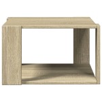 vidaXL Măsuță de cafea, stejar sonoma, 51,5x51,5x30 cm lemn prelucrat vidaXL Măsuță de cafea, stejar sonoma, 51,5x51,5x30 cm lemn prelucrat