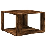 vidaXL Măsuță de cafea, stejar afumat, 51,5x51,5x30 cm, lemn prelucrat
