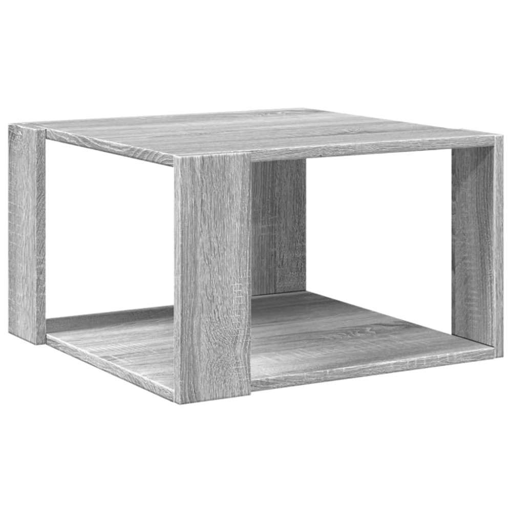 vidaXL Măsuță de cafea, gri sonoma, 51,5x51,5x30 cm, lemn prelucrat